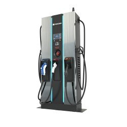 DC Ground Charger 60 kW+AC 22kW MID/Ethernet/WiFi/4G 2xCC2S cable 1x22kW AC socket