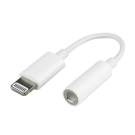 Adapter 8-PIN to 3.5 mm Headphone Jack white 