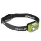 Fontastic LED headlamp "Goyo", rechargeable Lightweight, various light modes, IPX4 green