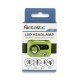 Fontastic LED headlamp "Goyo", rechargeable Lightweight, various light modes, IPX4 green