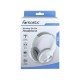 Wireless Headphone Tela, with Microphone white Line-In Function, Volume control, Foldable