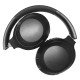 Wireless Headphone "Tonic+" with ANC, black Line-In Function, Bass+, MIc, Vol. control