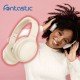 Wireless Headphone Tonic Active Noise Cancellation Line-In Function, Bass+, MIc, Vol. control, cream