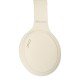 Wireless Headphone Tonic Active Noise Cancellation Line-In Function, Bass+, MIc, Vol. control, cream