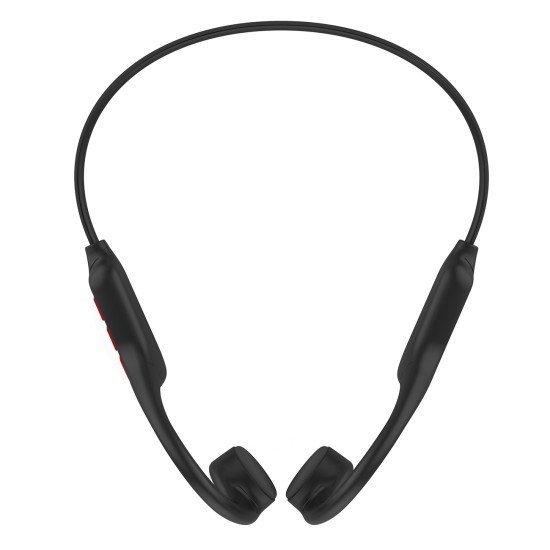 Sport Bone Conduction Headphone "Boncy" black/red Ultra Light, IPX5 Waterproof, 8h Play Time