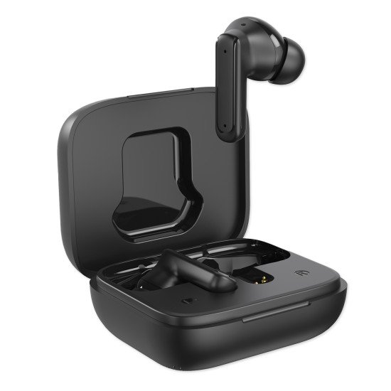 Fontastic TWS In-Ear Headsets w/ Smart Case black 2.01" LCD-Display, ANC, EQ, Auto Pairing, "Dispa"