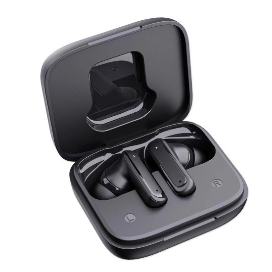 Fontastic TWS In-Ear Headsets w/ Smart Case black 2.01" LCD-Display, ANC, EQ, Auto Pairing, "Dispa"