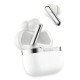 Fontastic TWS Headset &ldquo;Aura&rdquo; Hybrid ANC ENC white -42dB Noise Reduction, 6 Mic, Wireless Charging