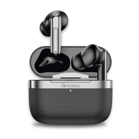Fontastic TWS Headset &ldquo;Aura&rdquo; Hybrid ANC ENC white -42dB Noise Reduction, 6 Mic, Wireless Charging