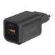 AC Charger MINI GaNto 45W Type-C PD + USB-A FC Ultra-compact, intelligent charging PPS, black