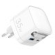 Fontastic 35W GaN Charger with retractable cable Type-C + A Ports, Cable Type-C PD FC &ldquo;Zap" white
