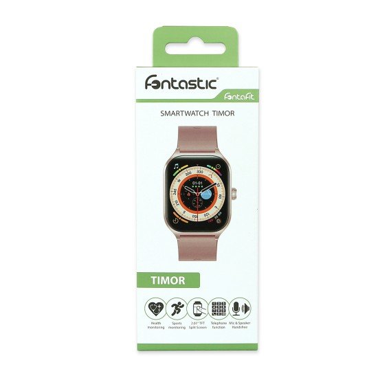 Smartwatch Timor with 2.01" Display,BT Call purple Music Control, Split Screen, Interchangeable Strap