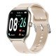 Smartwatch Timor 2.01" Display, BT Call champagne Music Control, Split Screen, Interchangeable Strap