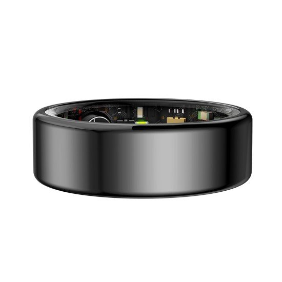 Fontastic Smart Ring Fitness Heart Rate Tracker #9 Long battery life, Dust & Waterproof 5ATM, Black