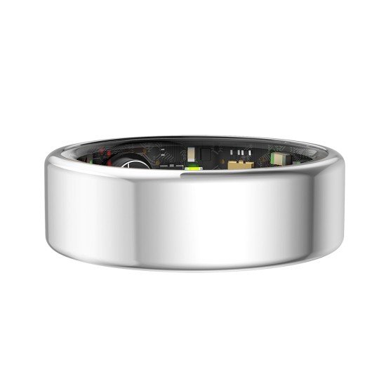 Fontastic Smart Ring Fitness Heart Rate Tracker #9 Long battery life, Dust & Waterproof 5ATM, Silver