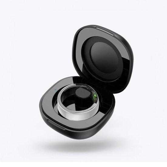 Fontastic Smart Ring Fitness Heart Rate Tracker #9 Long battery life, Dust & Waterproof 5ATM, Silver