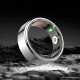 Fontastic Smart Ring Fitness Heart Rate Tracker#10 Long battery life, Dust & Waterproof 5ATM, Silver