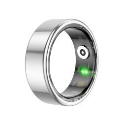 Fontastic Smart Ring Fitness Heart Rate Tracker#11 Long battery life, Dust & Waterproof 5ATM, Silver