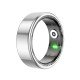 Fontastic Smart Ring Fitness Heart Rate Tracker#11 Long battery life, Dust & Waterproof 5ATM, Silver