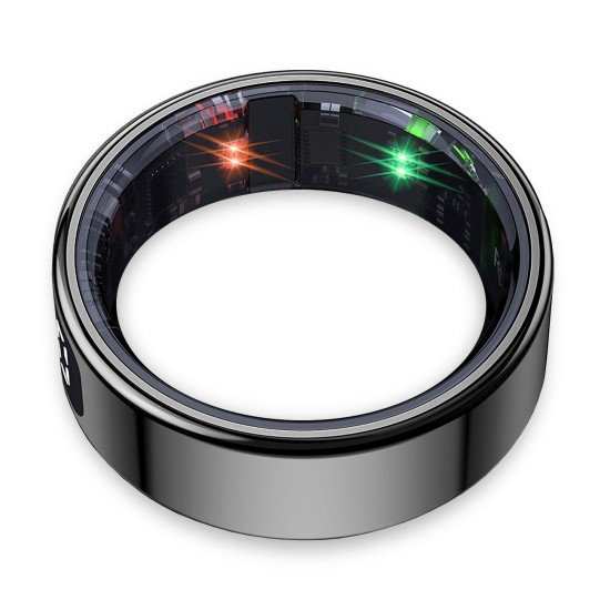 Fontastic Smart Ring w/ display Fyri DIVO size 10 Fitness and health tracker long battery life black