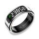 Fontastic Smart Ring w/ display Fyri DIVO size 10 Fitness & health tracker long battery life silver