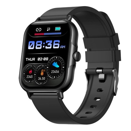 Fontastic Smartwatch Nexo 1.83&rdquo; Display, black Heart Rate, Hands-Free Function, Music Control
