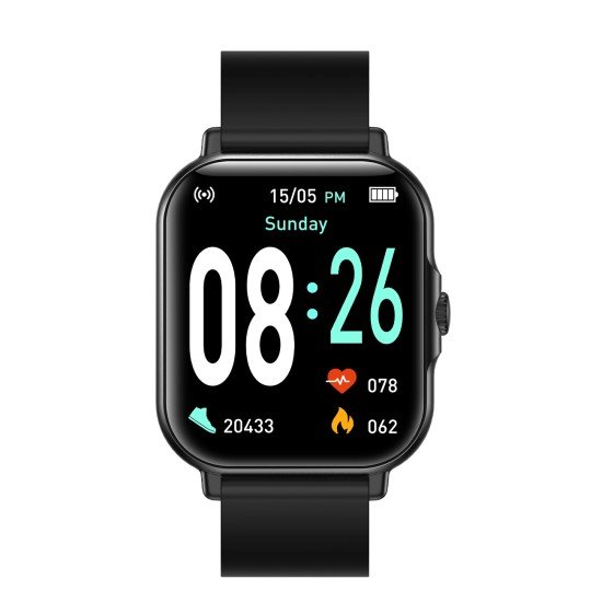 Fontastic Smartwatch Nexo 1.83&rdquo; Display, black Heart Rate, Hands-Free Function, Music Control