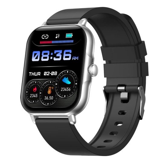 Fontastic Smartwatch Nexo 1.83&rdquo; Display, silver Heart Rate, Hands-Free Function, Music Control