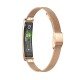 Fontastic Smart Bracelet &ndash; Stylish Fitness Band Jewelry-Like, with Display & Metal Strap, Gold