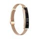 Fontastic Smart Bracelet &ndash; Stylish Fitness Band Jewelry-Like, with Display & Metal Strap, Gold