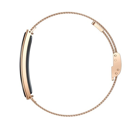 Fontastic Smart Bracelet &ndash; Stylish Fitness Band Jewelry-Like, with Display & Metal Strap, Gold