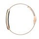 Fontastic Smart Bracelet &ndash; Stylish Fitness Band Jewelry-Like, with Display & Metal Strap, Gold