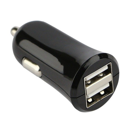 Car charger Twin USB Picco 1.2A black 