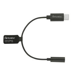 Adapter Type-C to 3.5mm Audio Port black Smart IC, USB-C to 3.5mm Female AUX