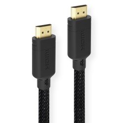 Essential HDMI 2.0 Cable A <> A, Ethernet, 3D, 2m 4k and ARC, Nylon braided, Gold plated, black