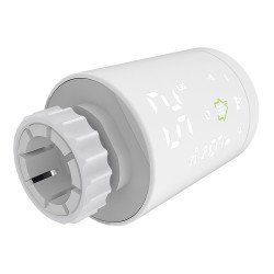 Smart Wireless Thermostatic with LED-Display white APP Controlled, WiFi Gateway Required, incl. AA