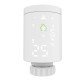 Smart Wireless Thermostatic with LED-Display white APP Controlled, WiFi Gateway Required, incl. AA